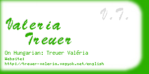 valeria treuer business card
